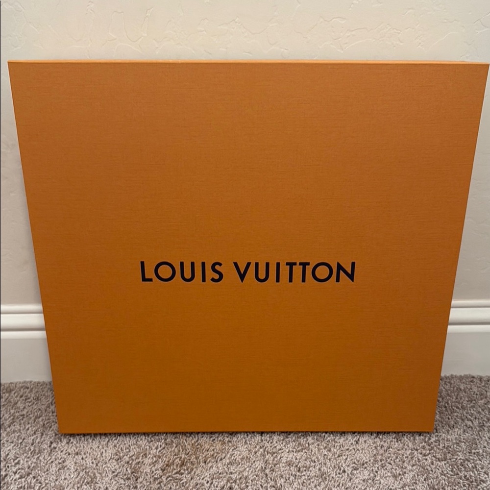 Large Louis Vuitton Signature Orange Box